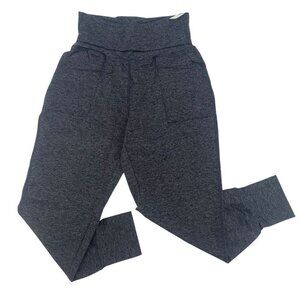 AERIE OFFLINE Size Small Short The Hugger Jogger Bottom Spacedye Gray NWT